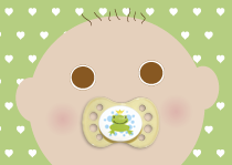 Schnullerkarte David